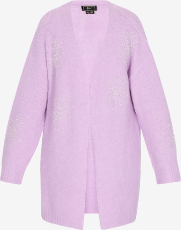 faina - Casaco de malha em roxo: frente