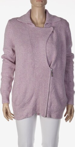 REPEAT Cashmere Sweater & Cardigan in M in Purple: front