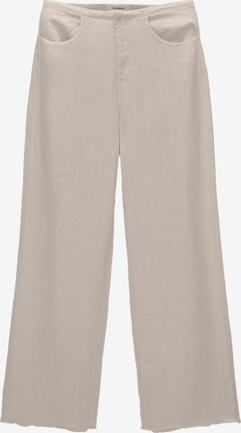 Pull&Bearregular Hlače - bež boja: prednji dio