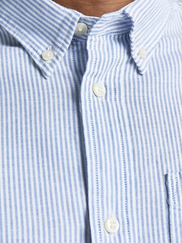 JACK & JONES Regular fit Button Up Shirt 'BROOK' in Blue