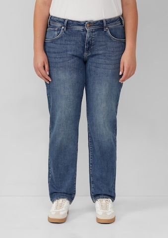 s.Oliver Tapered Jeans in Blauw: voorkant