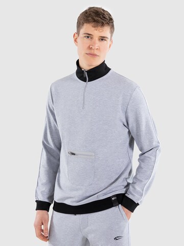 Smilodox Trainingsjacke 'Lloyd' in Grau: Vorderseite