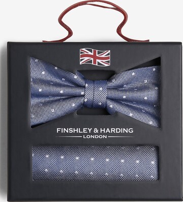 Finshley & Harding London Vlinderdasje in Blauw: voorkant