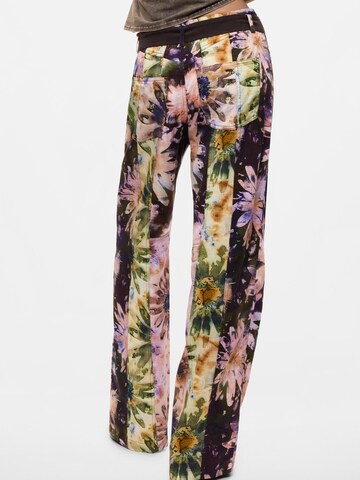 Desigual Loosefit Παντελόνι σε ροζ