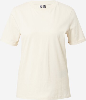 T-shirt 'Ria' PIECES en beige : devant