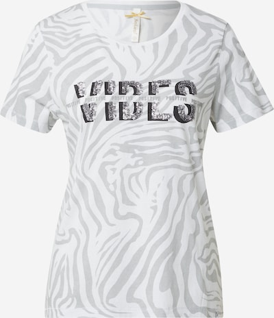 Tricou Key Largo pe gri / negru / argintiu / alb, Vizualizare produs