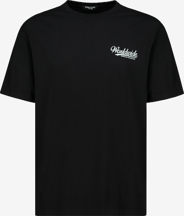 Sublevel Shirt 'Worldwide' in Black: front