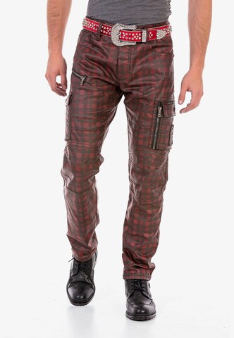 CIPO & BAXX Regular Jeans in Red: front