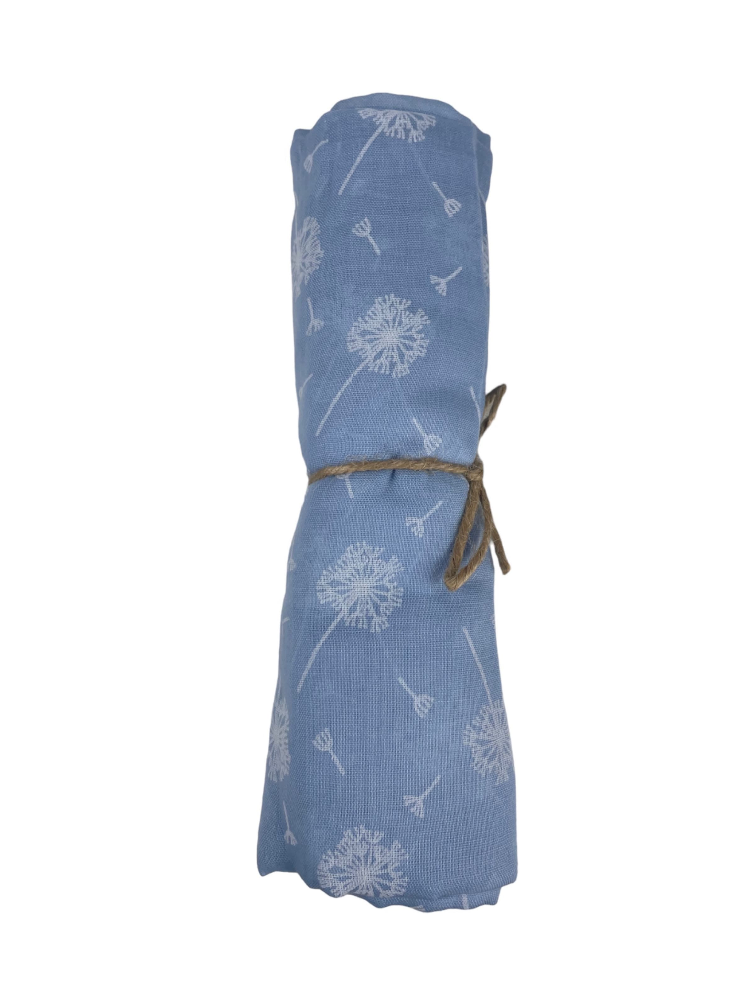 Kumixi Loop scarf 'Löwenzahn' in Blue: front