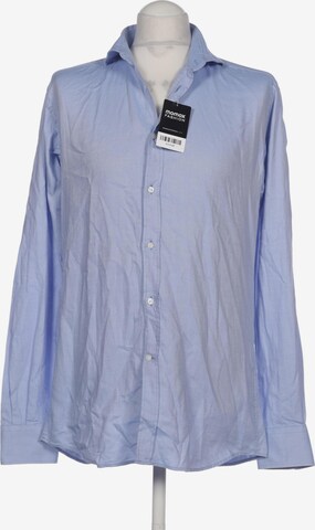Karl Lagerfeld Button Up Shirt in M in Blue: front