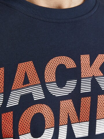 JACK & JONES Sweatshirt 'Charles' i blå