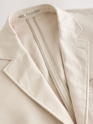 Coupe regular Veste de costume Next en beige
