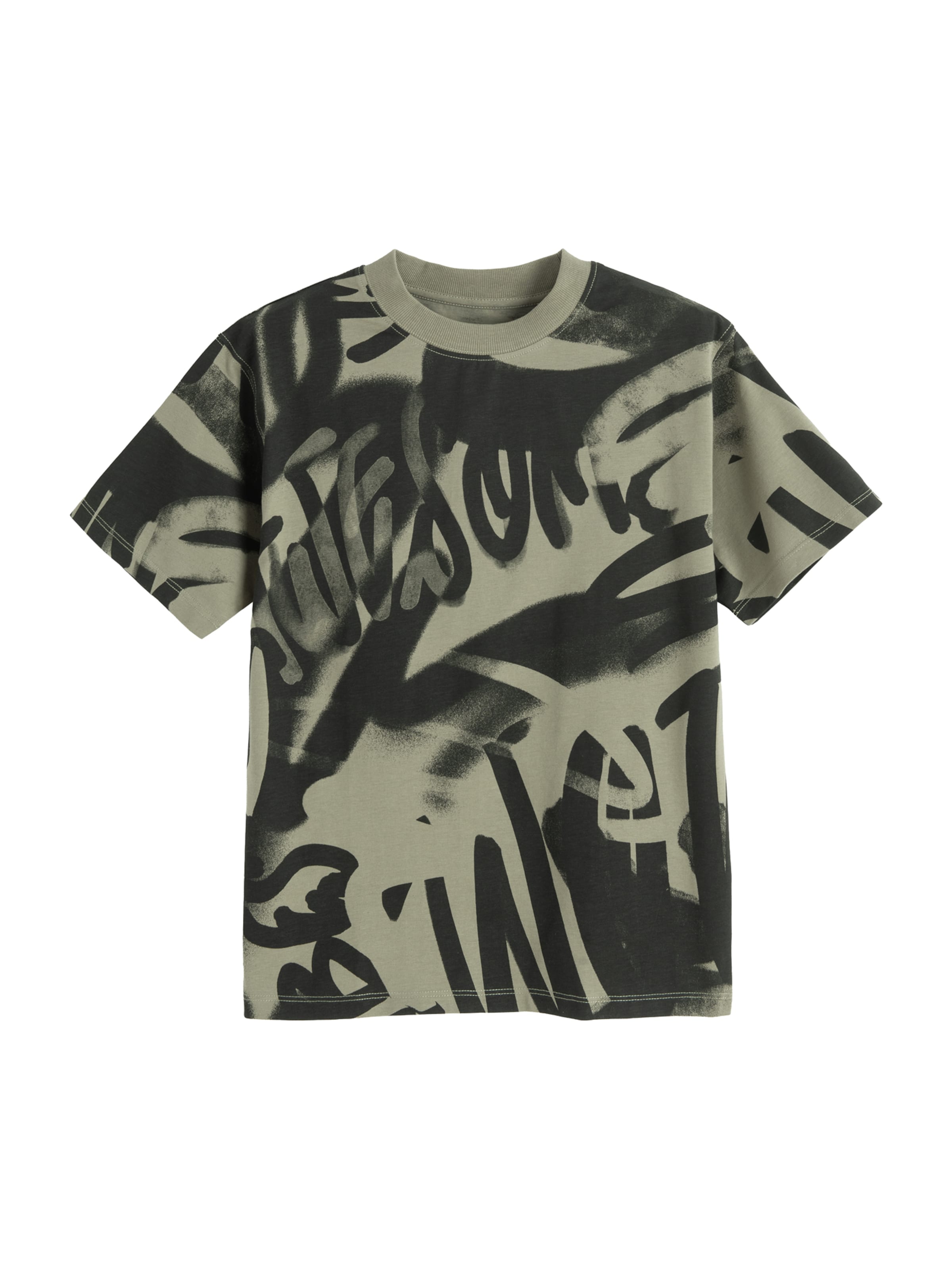 Cool Club Shirt in 134 in Green / Mottled black, Item view