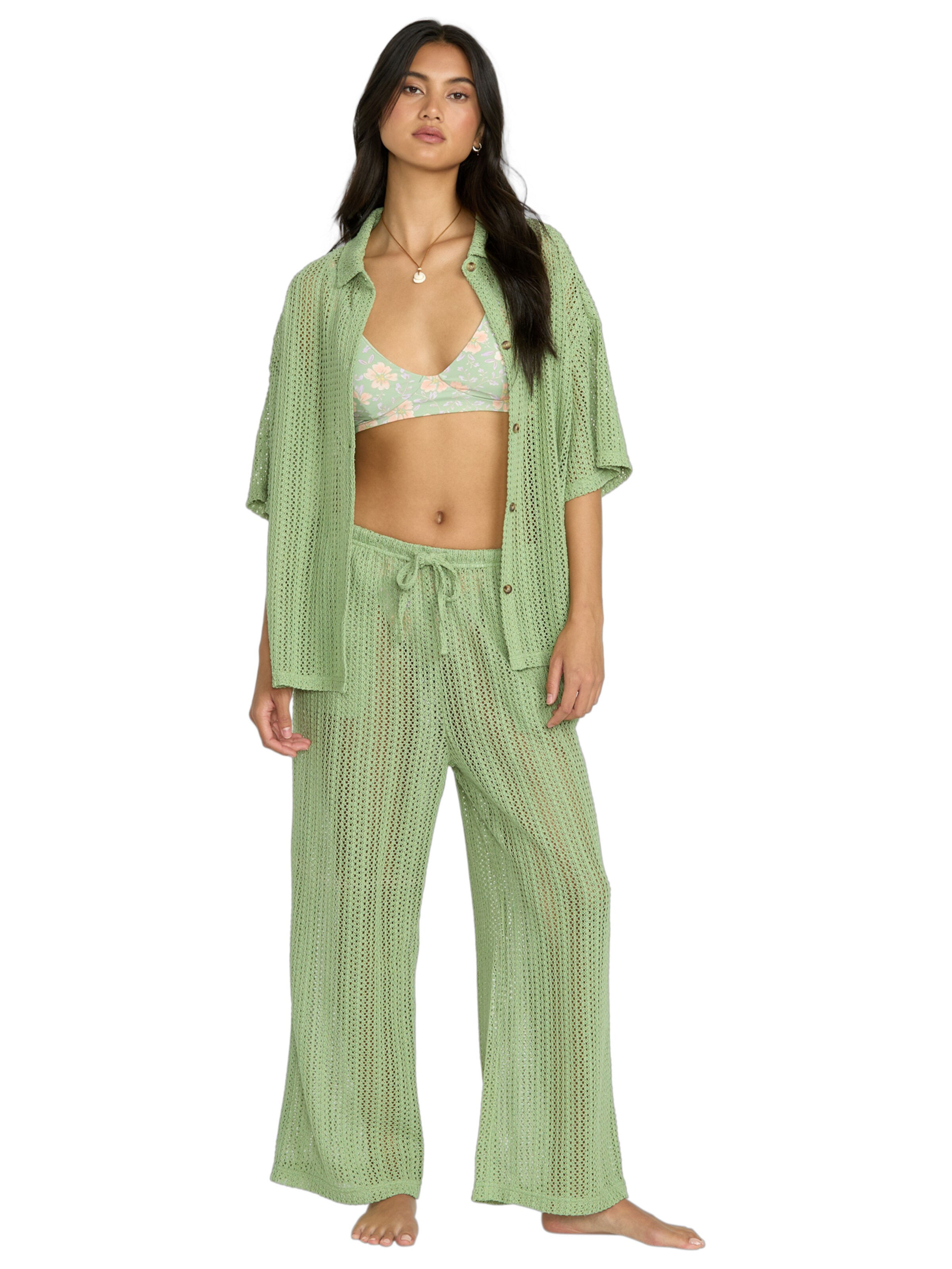 BILLABONG Blouse in Green