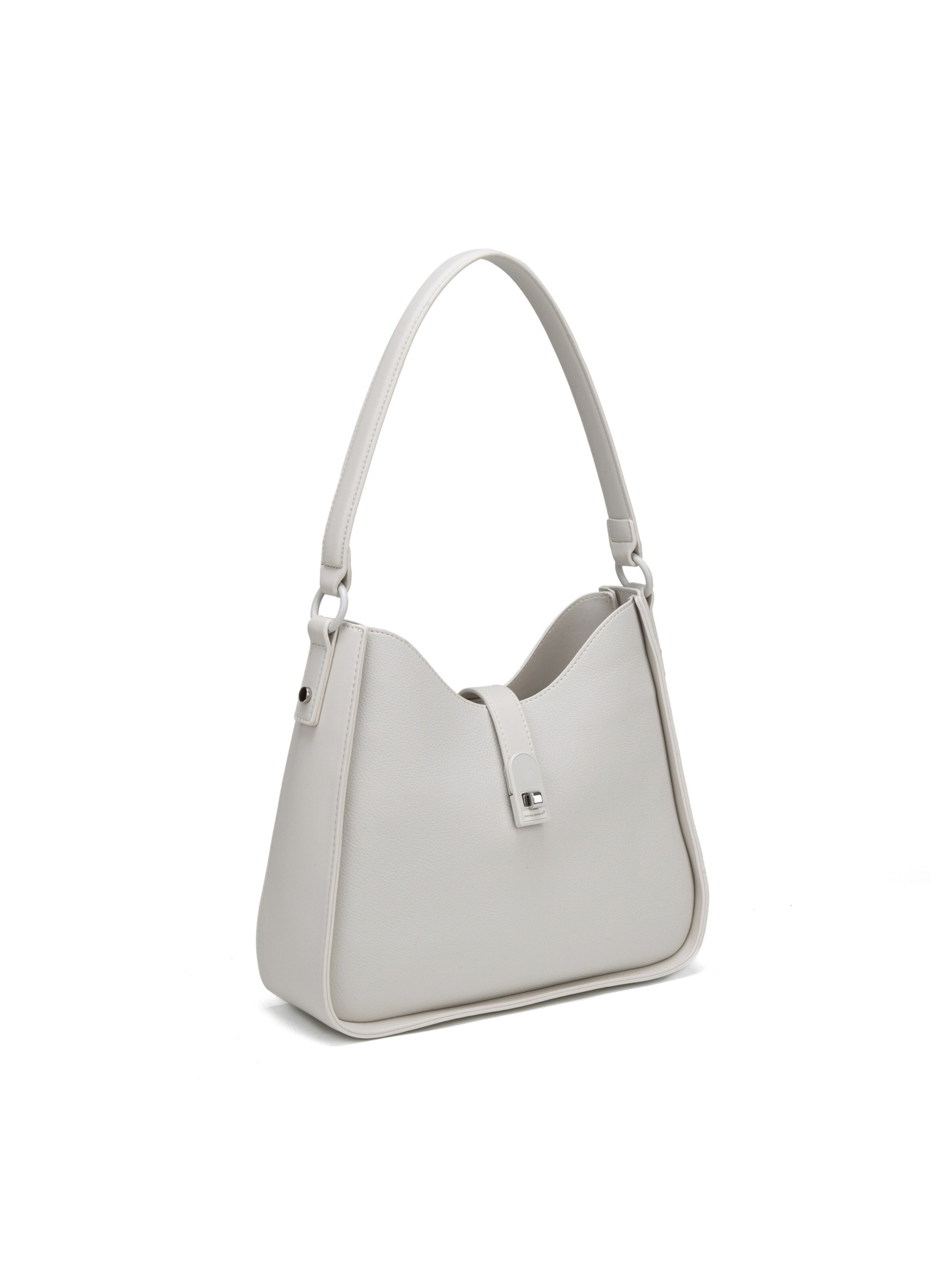 Borsa a spalla 'Borsa a Spalla David Jones Ecopelle con Chiusura Bottone e Zip' di David Jones in beige