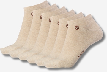 Chaussettes QOLONIA en beige : devant