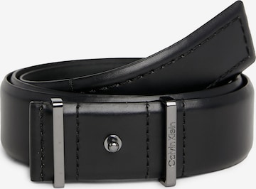 Ceinture Calvin Klein en noir : devant