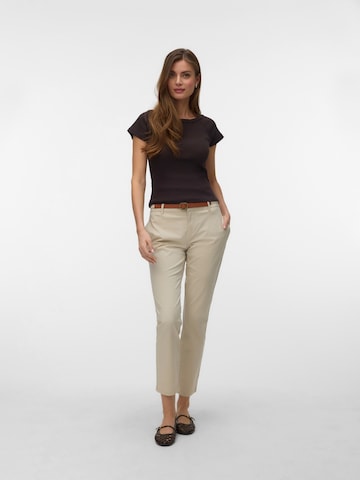 VERO MODA Tapered Chino 'VMFIEBY' in Grijs