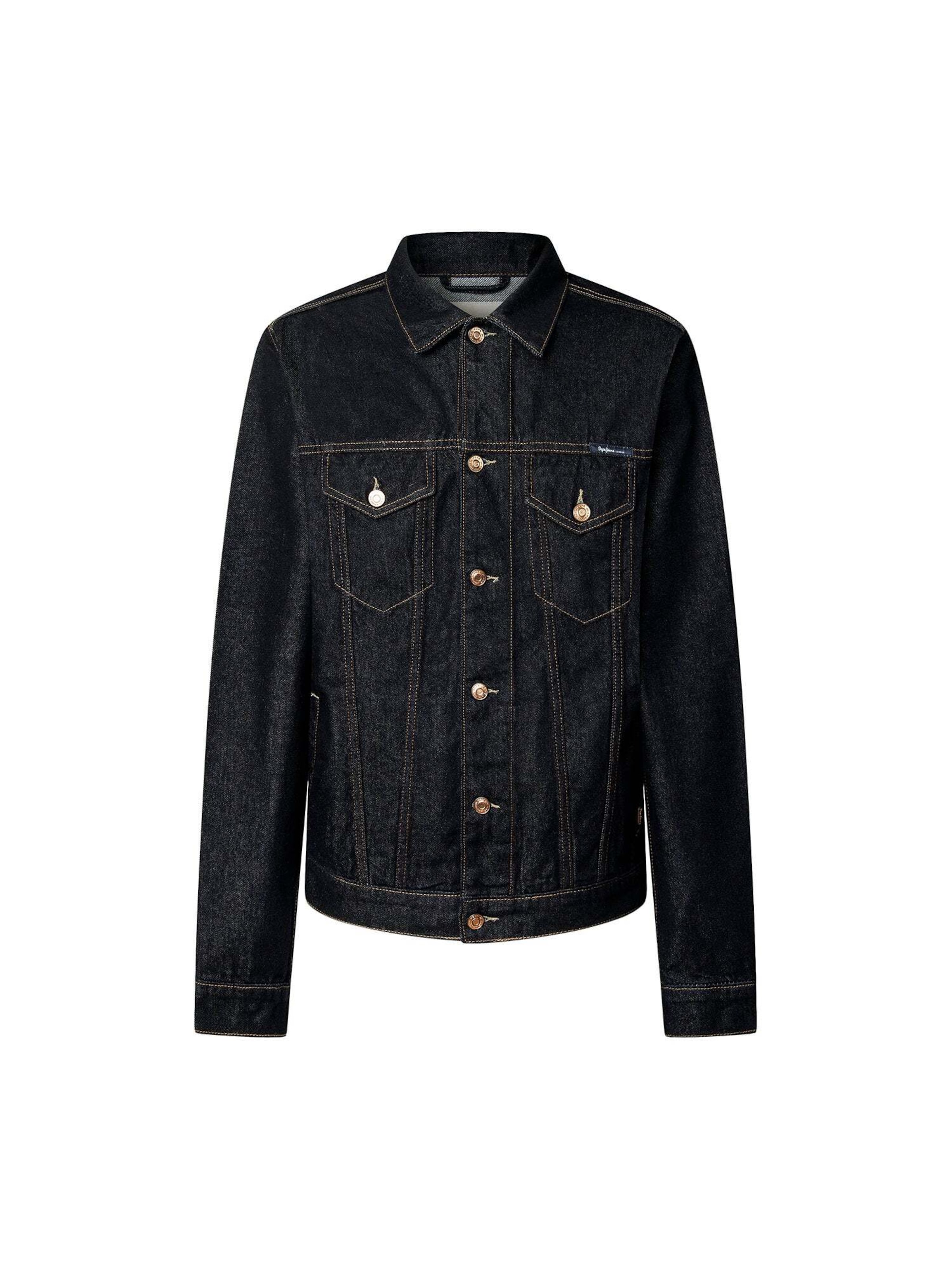 Veste mi-saison Pepe Jeans en noir : devant