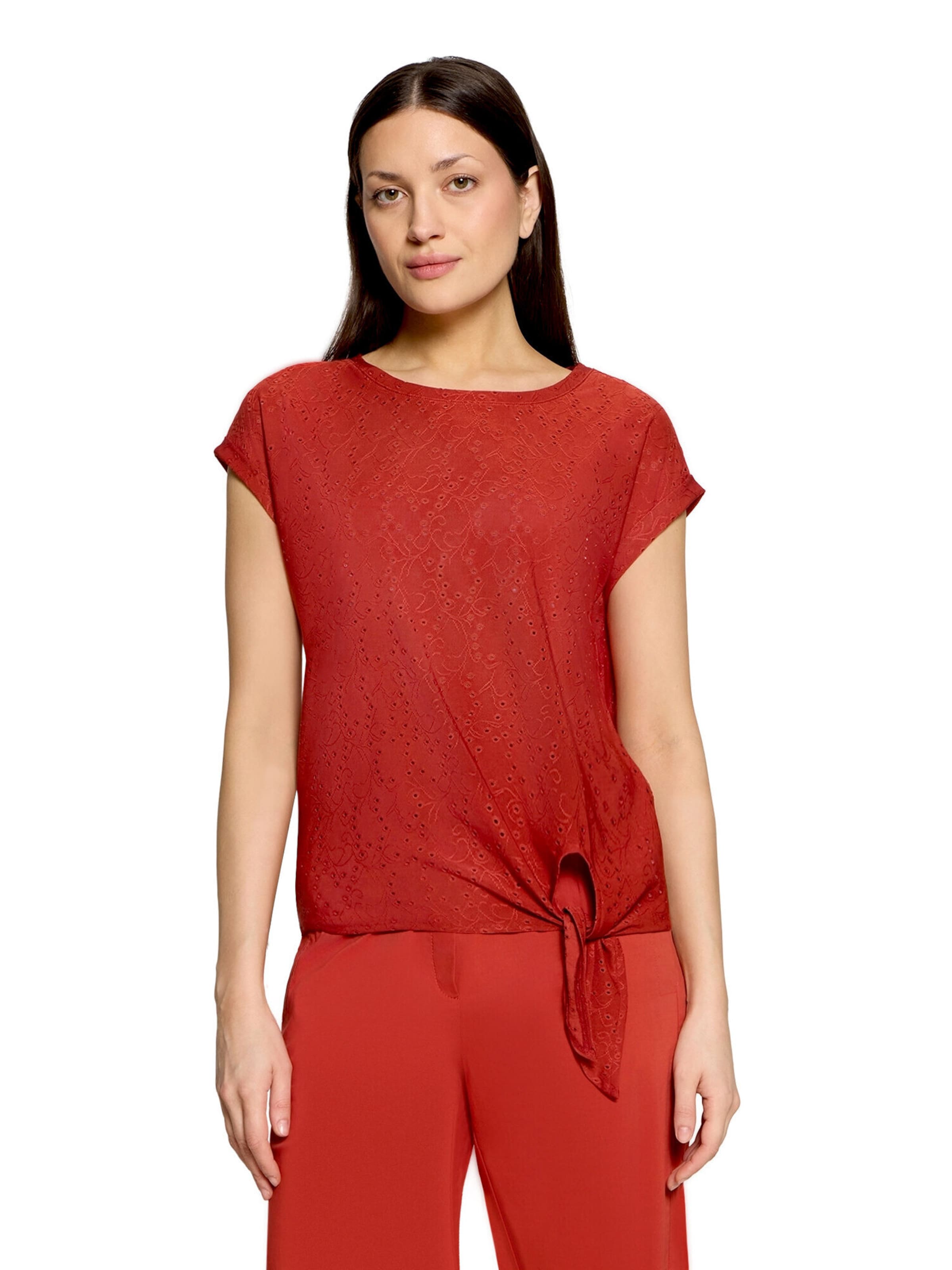 T-shirt Betty & Co en rouge : devant