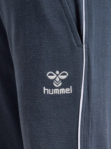 Hummel Tapered Sporthose 'GIZELA' in Blau