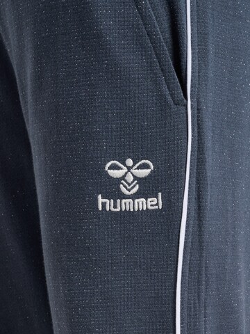 Hummel Tapered Sportbroek 'GIZELA' in Blauw