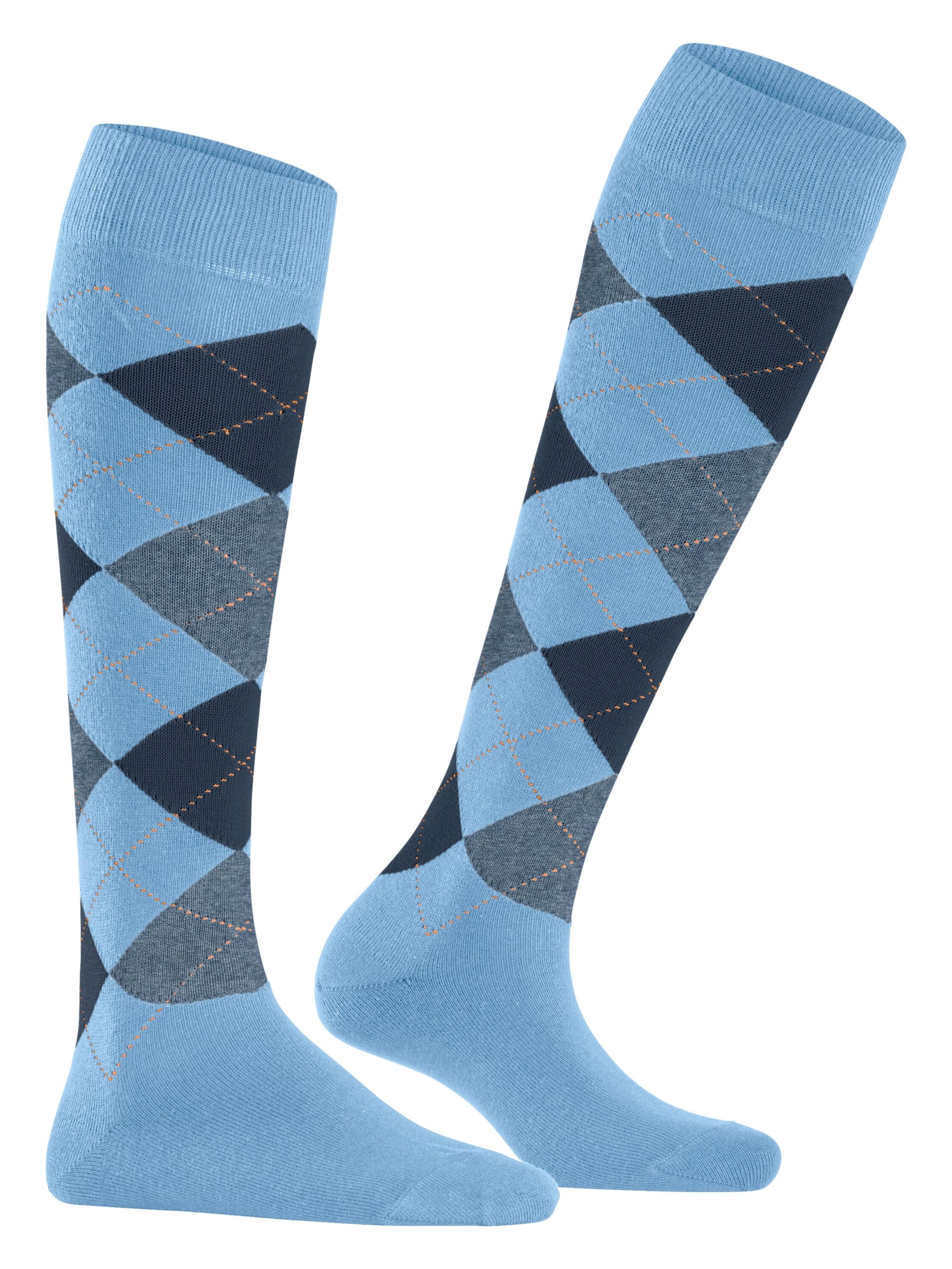 BURLINGTON Overknee Strümpfe 'Queen'‌‌‌‌ in Blau