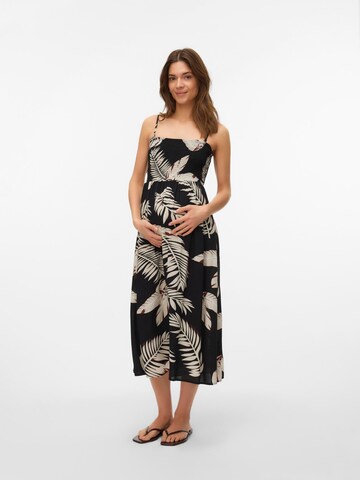Robe d’été 'VMMEASY' Vero Moda Maternity en noir : devant