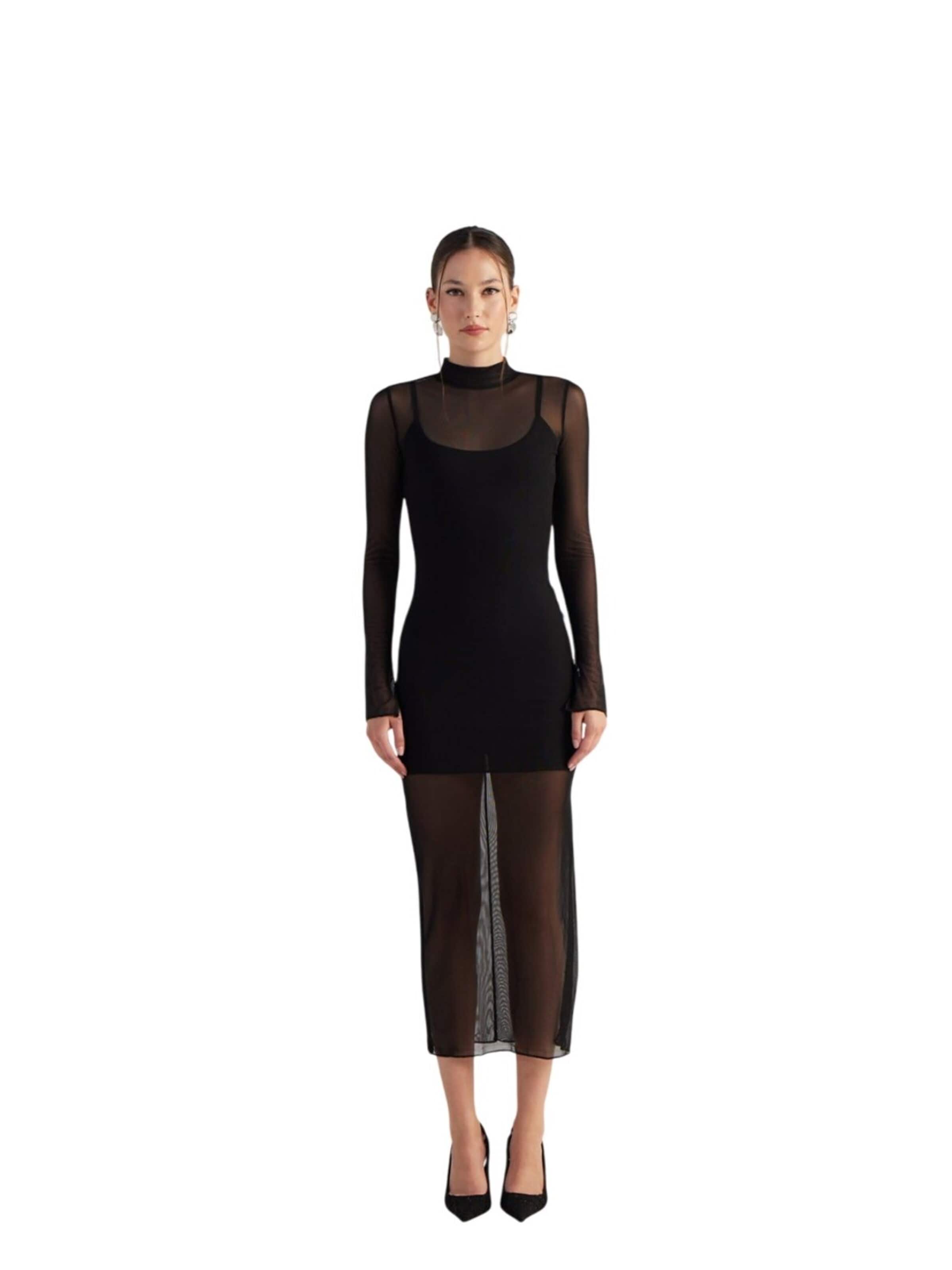 HOLLY LOLLY Dress in Black: front