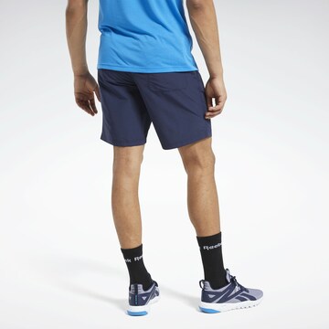 Reebok Regular Sporthose in Blau