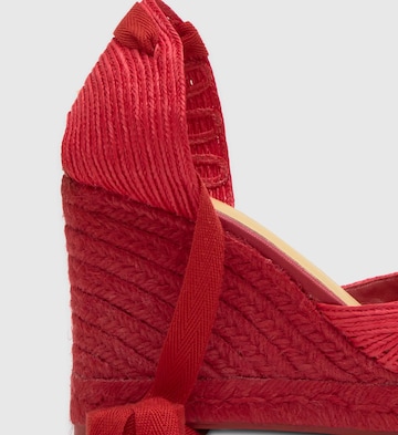 raudona Castañer Espadrilės 'Cacia'