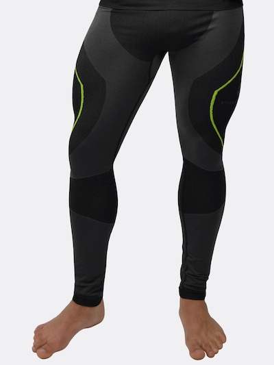 Polar Husky Calzoncillo deportivo en S/M en gris oscuro / verde hierba / negro, Vista del producto