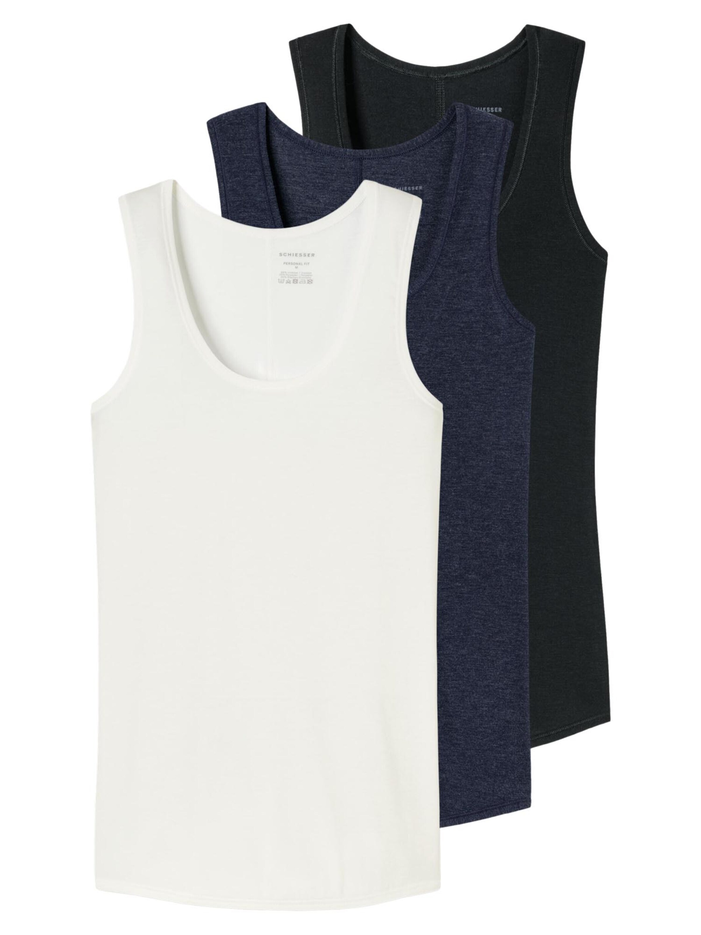 SCHIESSER Undershirt 'Personal Fit' in White: front