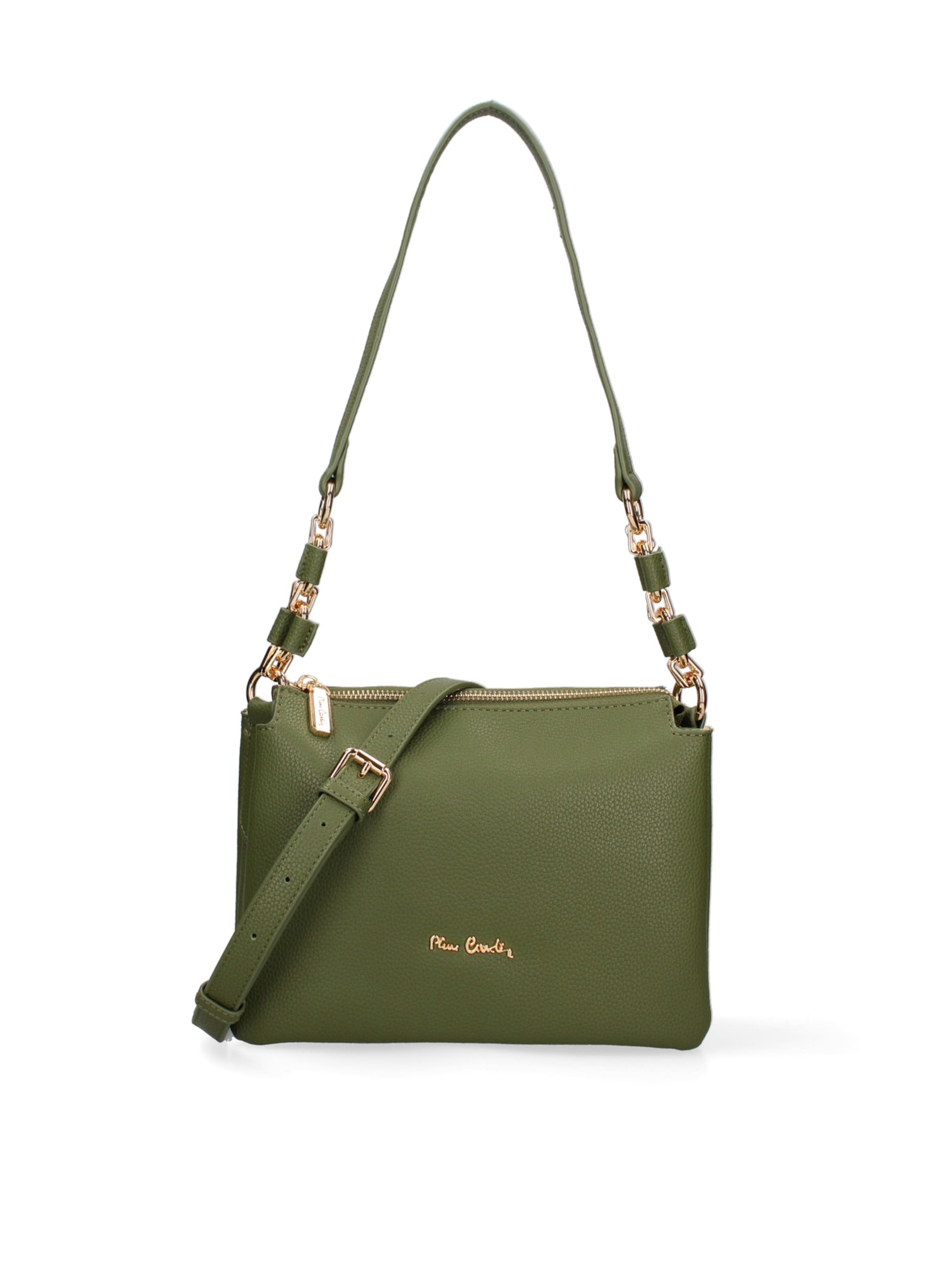 PIERRE CARDIN Shoulder Bag in Green: front