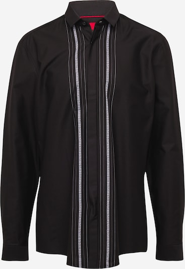 HUGO Overhemd 'Ketran' in de kleur Zwart / Wit, Productweergave