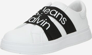 Calvin Klein Jeans - Sapatilhas em branco: frente