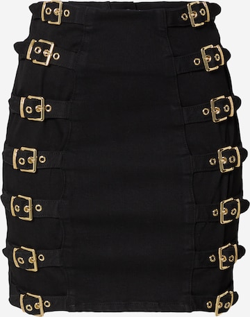 Hoermanseder x About You Skirt 'Lexa' in Black: front