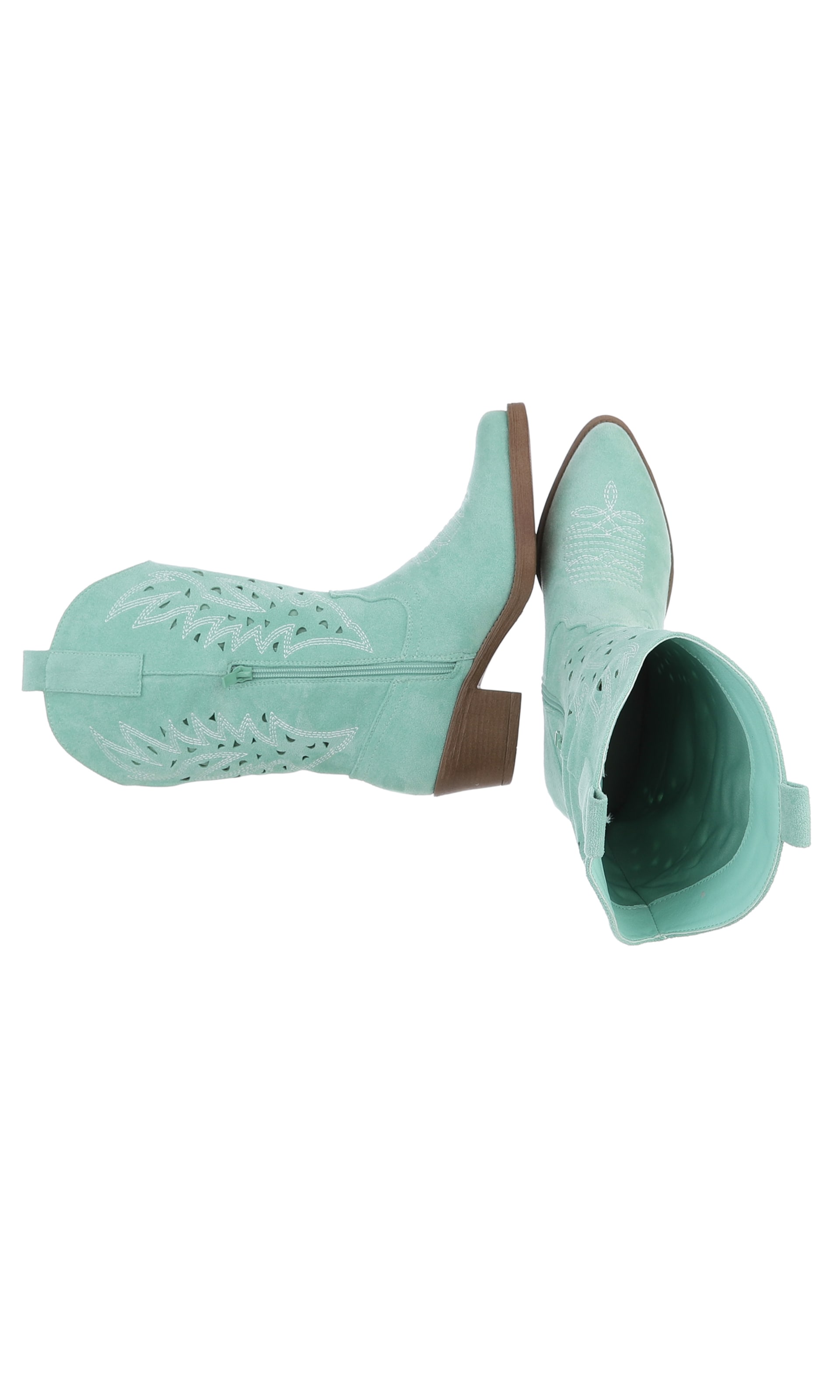 Ital-Design Cowboy Boots in Blue