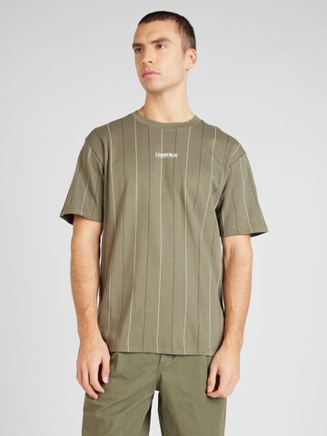 T-Shirt Lindbergh en vert : devant