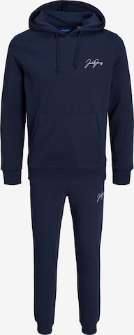 JACK & JONES Sweatsuit 'Connor' in Blue: front