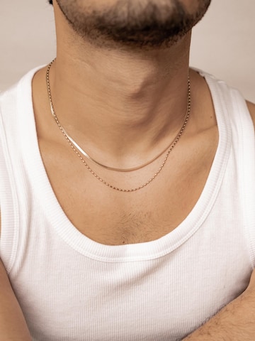 Hey Happiness Necklace 'Layer Grip' in Gold: front