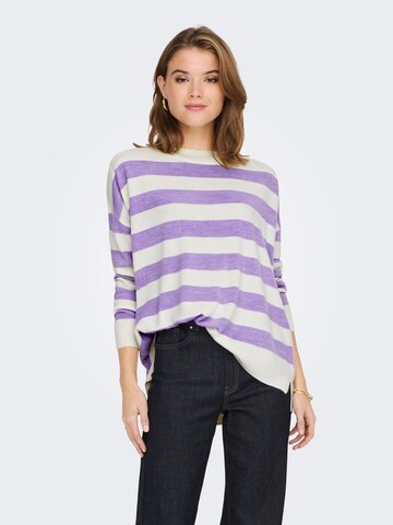 ONLY Pullover 'AMALIA' i lilla: forside