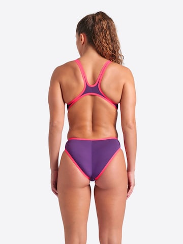 ARENA Bralette Swimsuit 'ONE BIGLOGO' in Purple