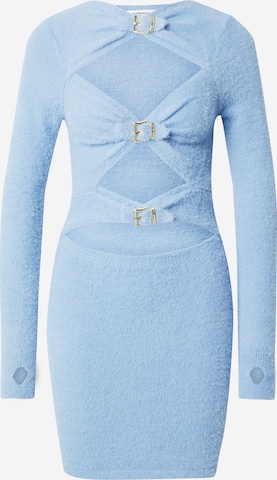 Hoermanseder x About You Knitted dress 'Klea' in Blue: front