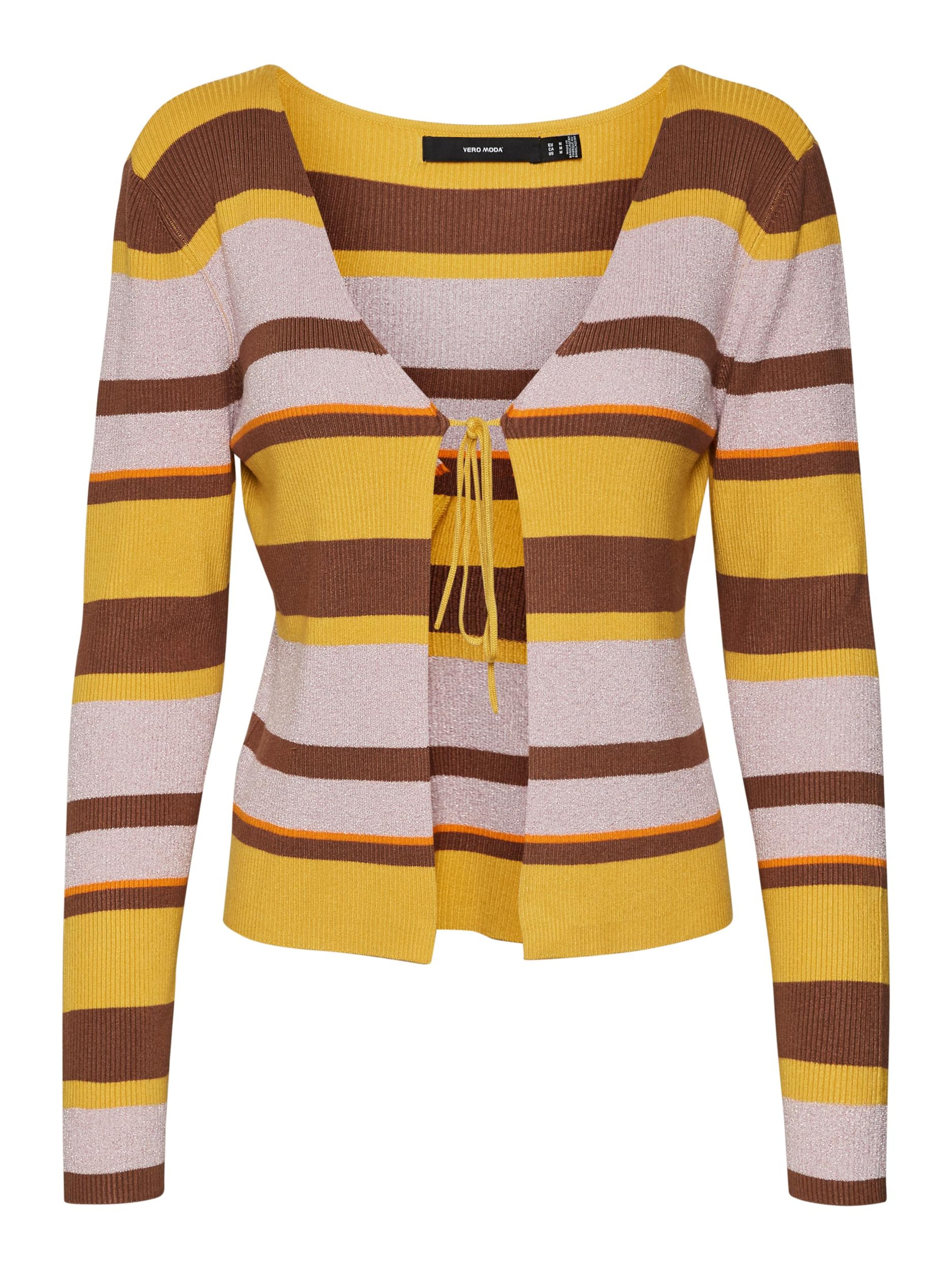 Giacchetta 'AURA' di VERO MODA in marrone: frontale