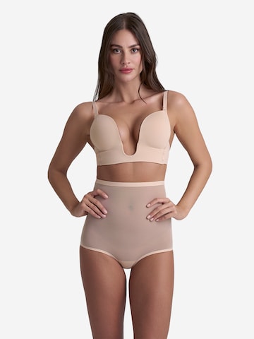 Bye Bra Shapingslip 'Forming Tulle High Waist Brief' in Beige