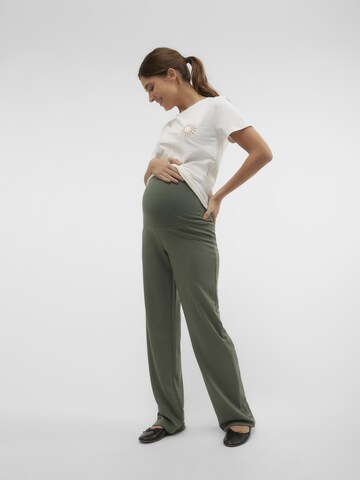 Regular Pantalon MAMALICIOUS en vert