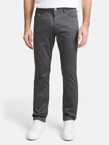 TOM TAILOR Slim fit Pants 'Josh' in Grey: front