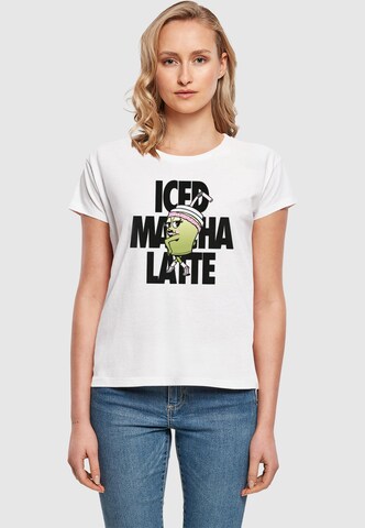 T-shirt Miss Tee en blanc : devant