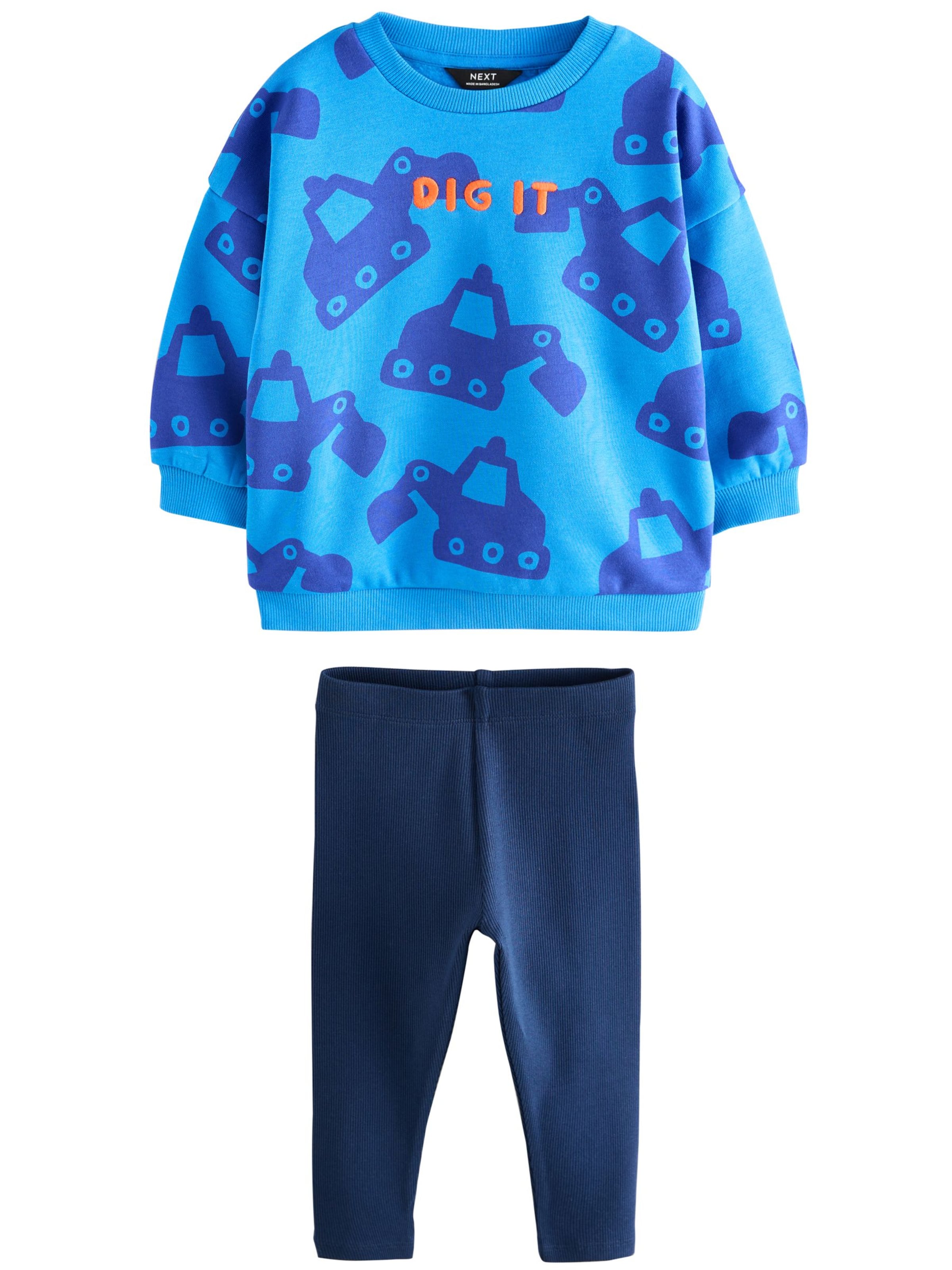 Set de la Next pe albastru: față